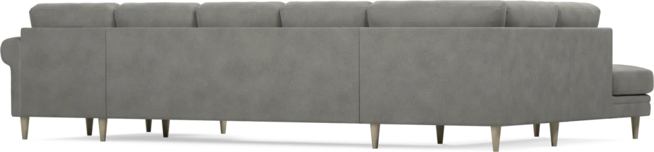 Eden - 3-sits soffa med divan vänster och schäslong höger - Grå