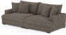 Rossi - 3-sits soffa - Brun