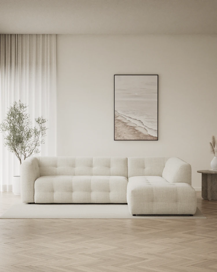 Bella - 3-sits soffa med divan höger - inspiration