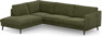 Madison - 3-sits soffa med divan vänster - Grön