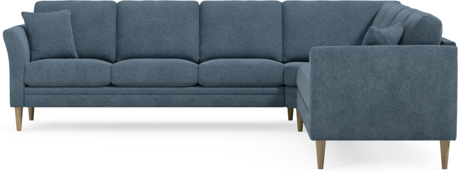 Eden - Hörnsoffa, 3+3-sits - Blå