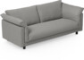 Cherrie - 2,5-sits soffa, hel dyna, fast klädsel - Grå