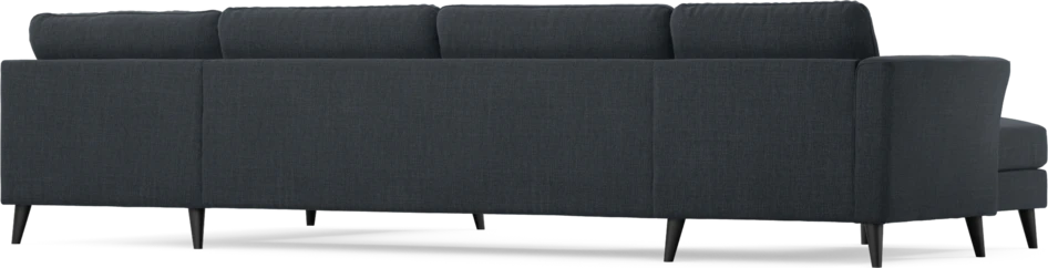 Bridge - 3-sits soffa med schäslong vänster och divan höger - Blå