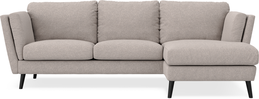 Madison Lux - 2-sits soffa med schäslong höger - Beige