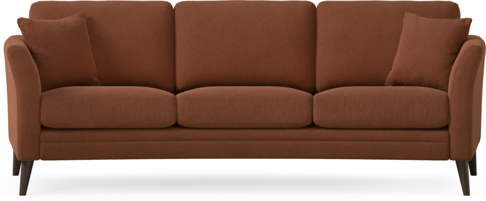 Eden - 3-sits soffa svängd - Orange