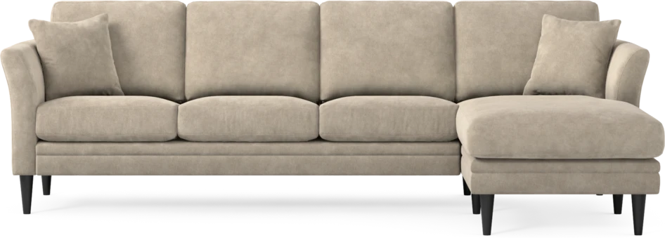Eden - 3-sits soffa med schäslong - Beige
