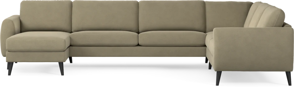Bridge - Hörnsoffa, 3+2-sits med schäslong vänster - Beige