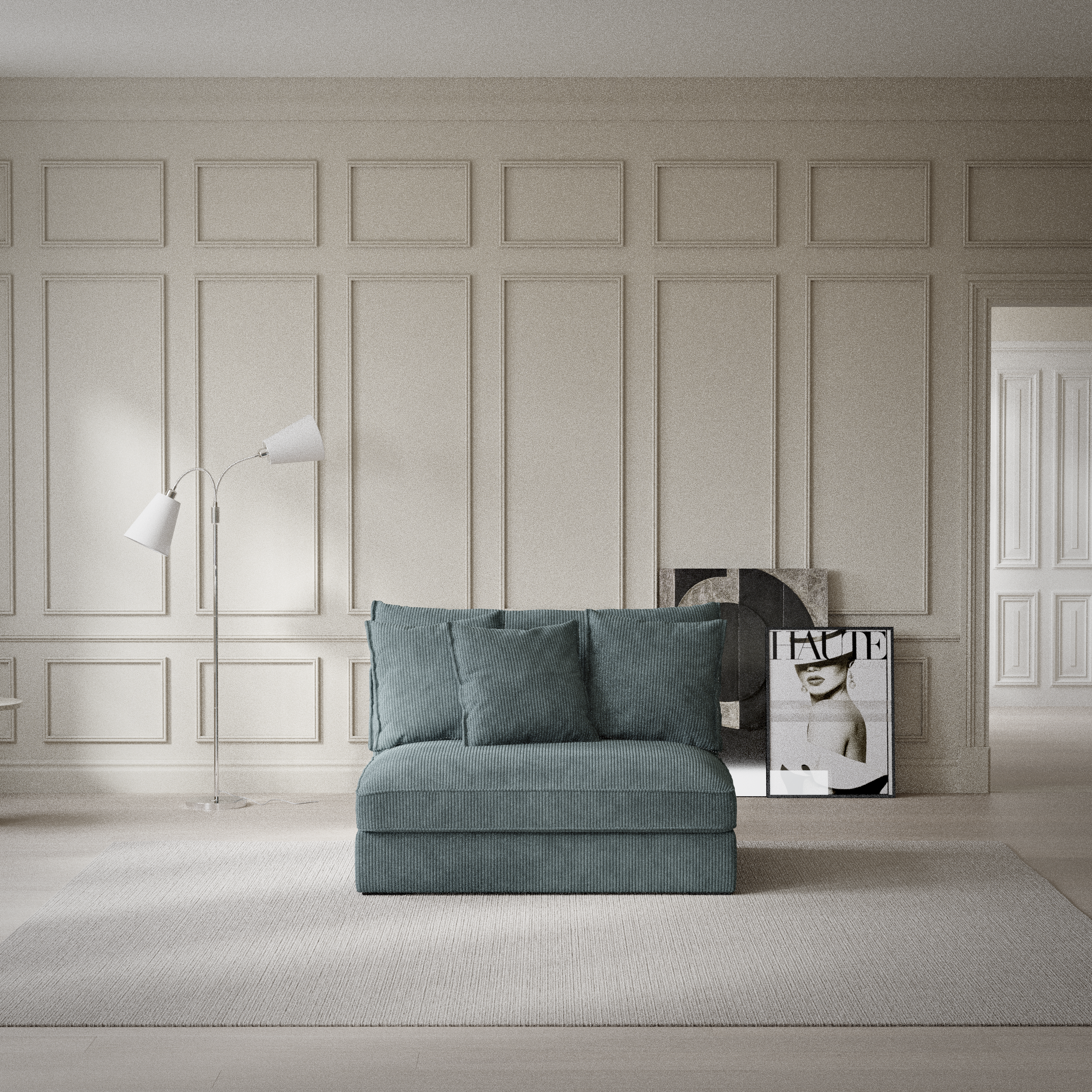 Rossi, 2-sits utan armstöd