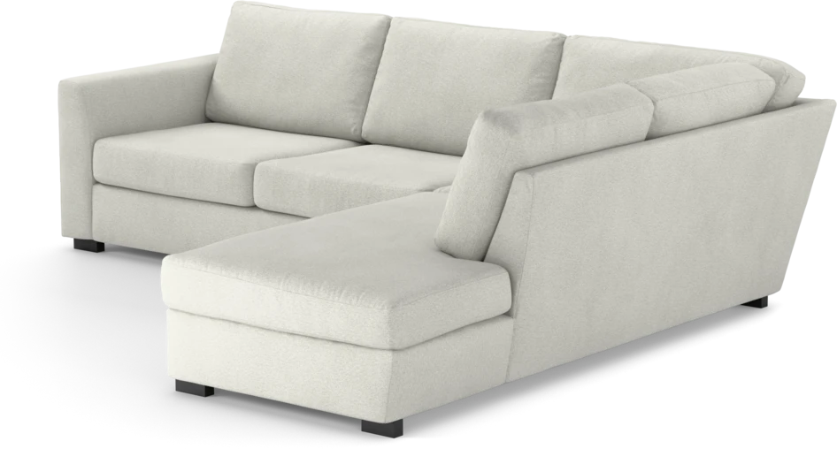 Friday - 2,5-sits soffa med divan höger - Vit