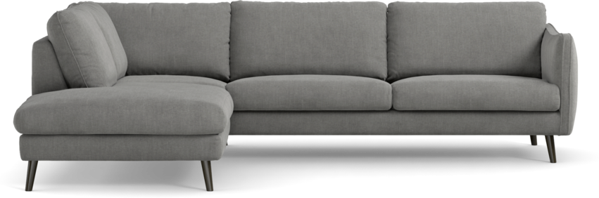 Madison - 3-sits soffa med divan vänster - Grå