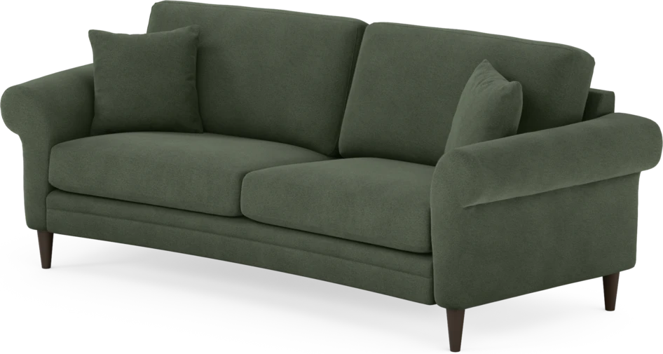 Eden - 2,5-sits soffa svängd - Grön