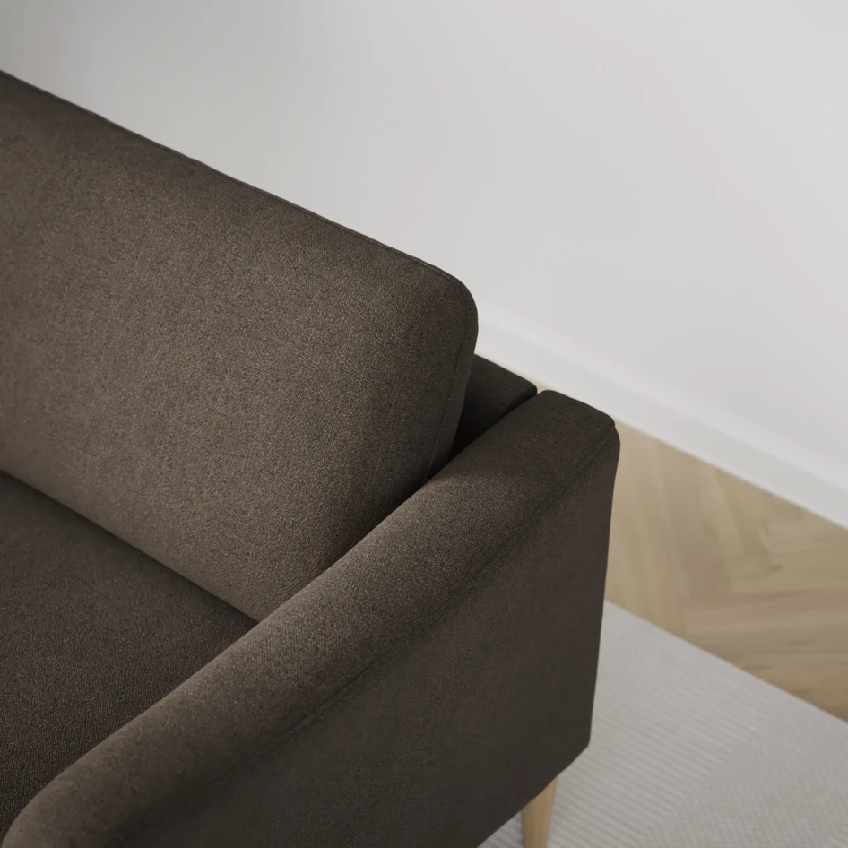 Bridge - 2-sits soffa - Brun