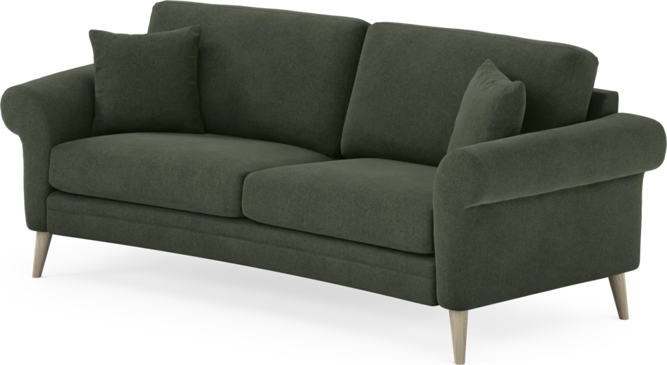Eden - 2,5-sits soffa svängd - Grön