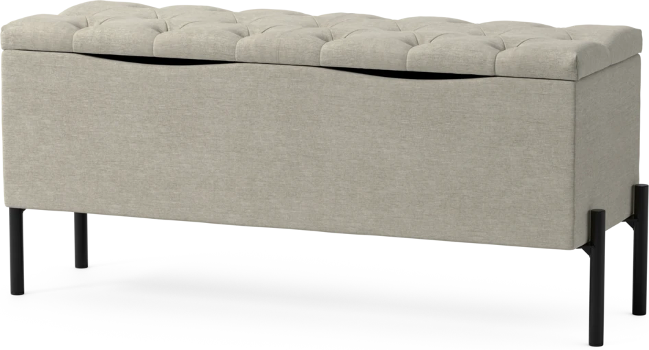 Delux Pikerad XL - Sittbänk pikerad - Beige