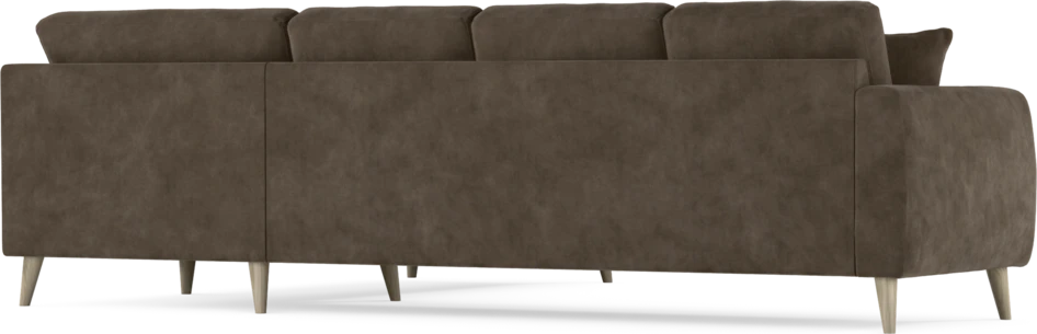 Eden - Hörnsoffa, 3+2-sits - Brun