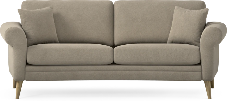 Eden - 2,5-sits soffa svängd - Beige