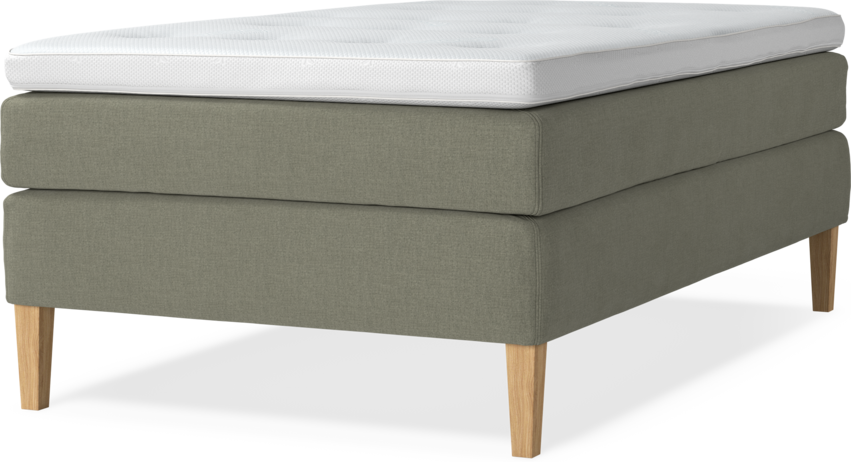 Delux Sense - Kontinentalsäng, enkelsäng 120 cm med bäddmadrass