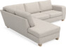Friday - 2,5-sits soffa med divan vänster - Grå
