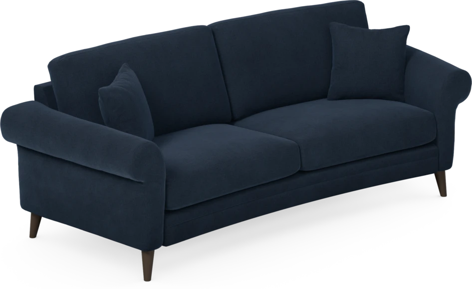 Eden - 2,5-sits soffa svängd - Blå