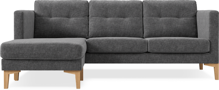 Rio - 3-sits soffa med schäslong vänster - Grå