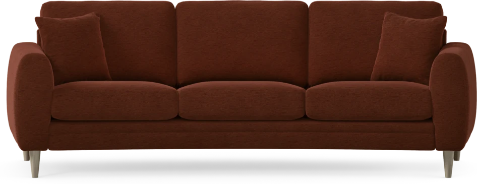 Eden - 3-sits soffa svängd - Orange