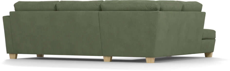 Friday - 2,5-sits soffa med divan vänster - Grön