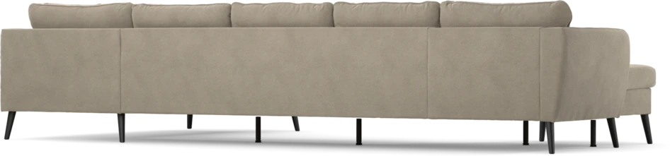 County - 4-sits soffa med schäslong vänster och divan höger - Beige