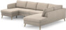 County - 3-sits soffa med schäslong vänster och divan höger - Beige