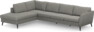 County - 3-sits soffa med divan vänster - Grå