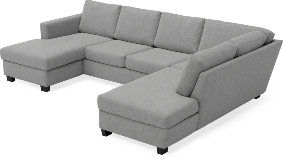 Friday - 3-sits soffa med schäslong vänster och divan höger - Grå