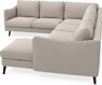 Madison - Hörnsoffa med schäslong höger - Beige