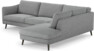 Madison Lux - 3-sits soffa med divan höger - Grå