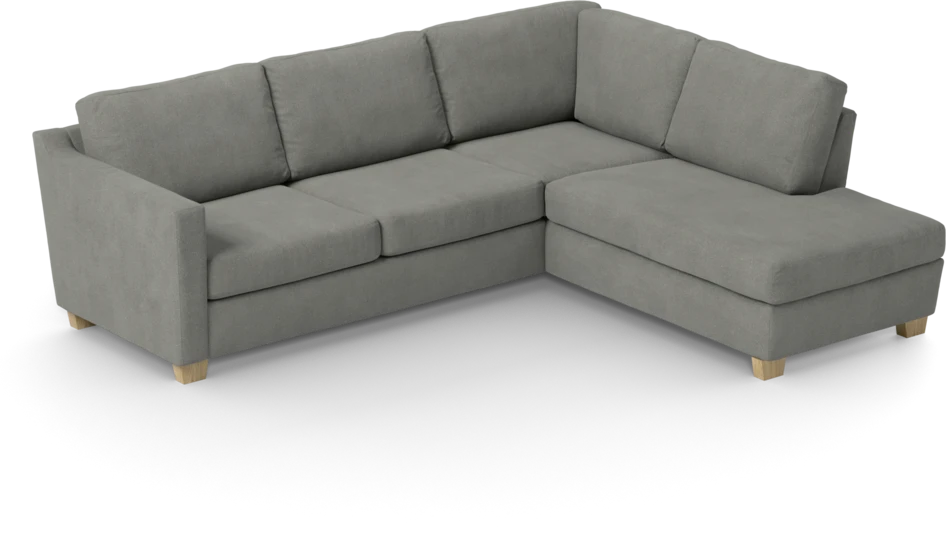 Friday - 2,5-sits soffa med divan höger - Grå