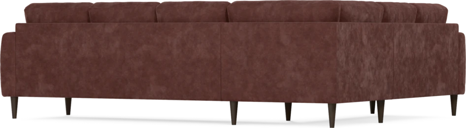 Eden - Hörnsoffa, 2+3-sits - Röd