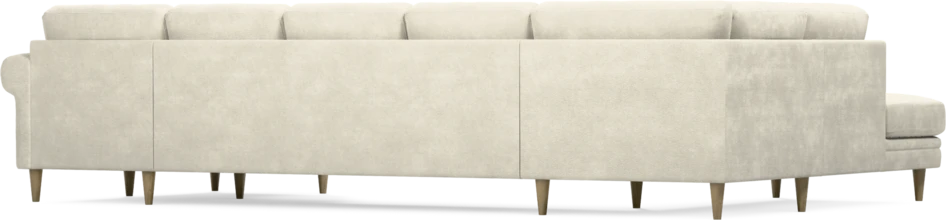 Eden - 3-sits soffa med divan vänster och schäslong höger - Vit
