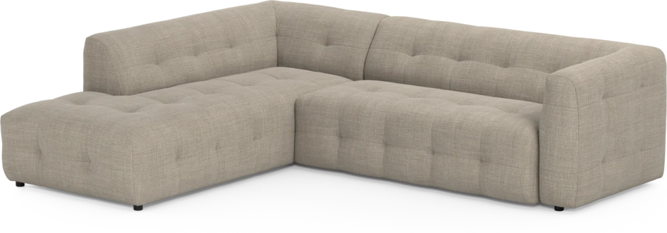 Bella - 3-sits soffa med divan vänster - Beige