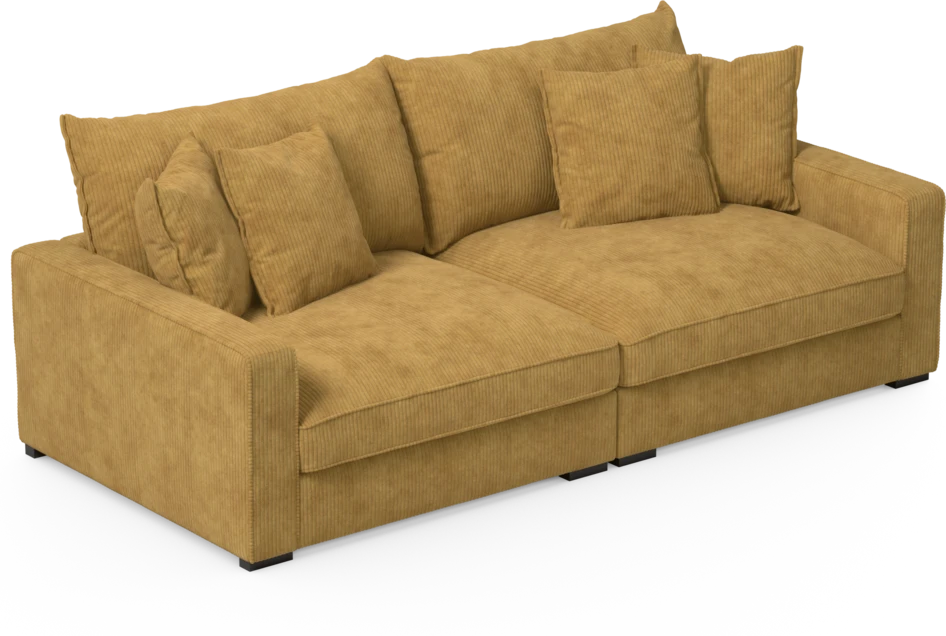 Rossi - 3-sits soffa - Gul