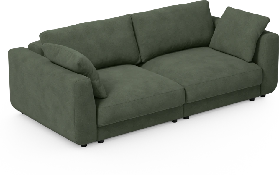 Amie - Bäddsoffa 3-sits - Grön