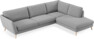 Madison Lux - 3-sits soffa med divan höger - Grå
