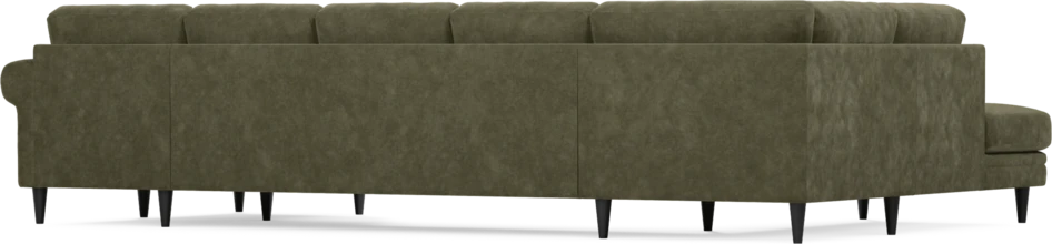 Eden - 3-sits soffa med divan vänster och schäslong höger - Grön