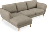 Madison Lux - 2-sits soffa med schäslong vänster - Beige