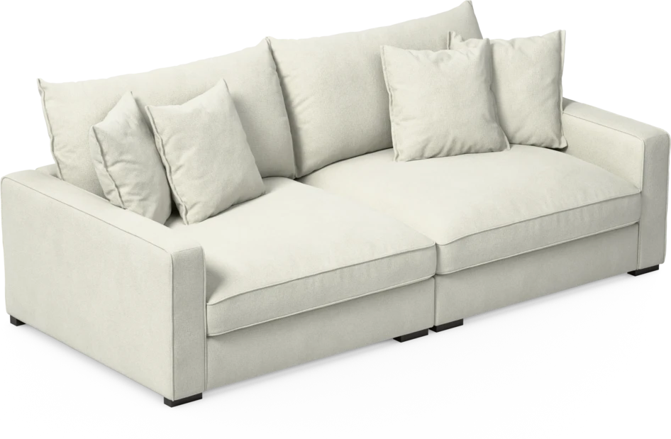 Rossi - 3-sits soffa - Vit