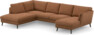 Madison Lux - 2-sits soffa med divan vänster och schäslong höger - Orange