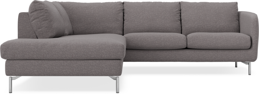 Madison - 2-sits soffa med divan vänster - Grå