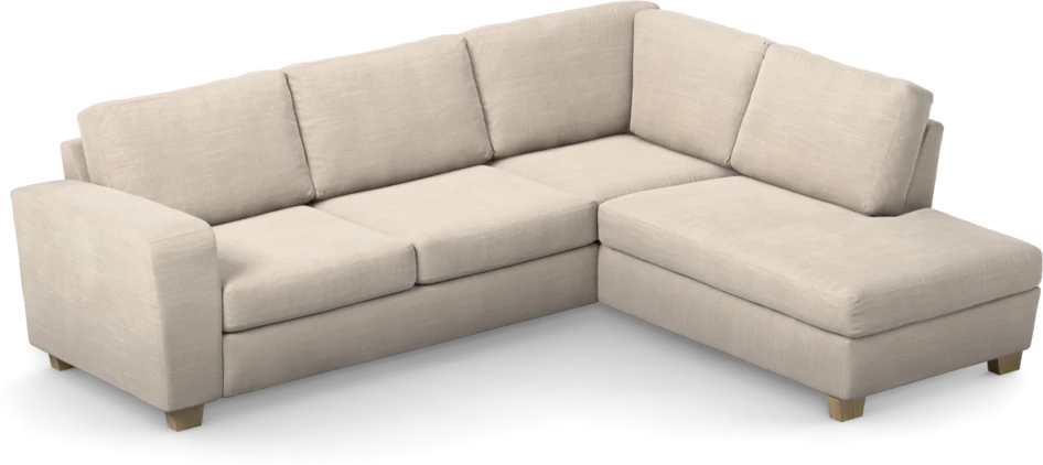 Friday - 2,5-sits soffa med divan höger - Beige