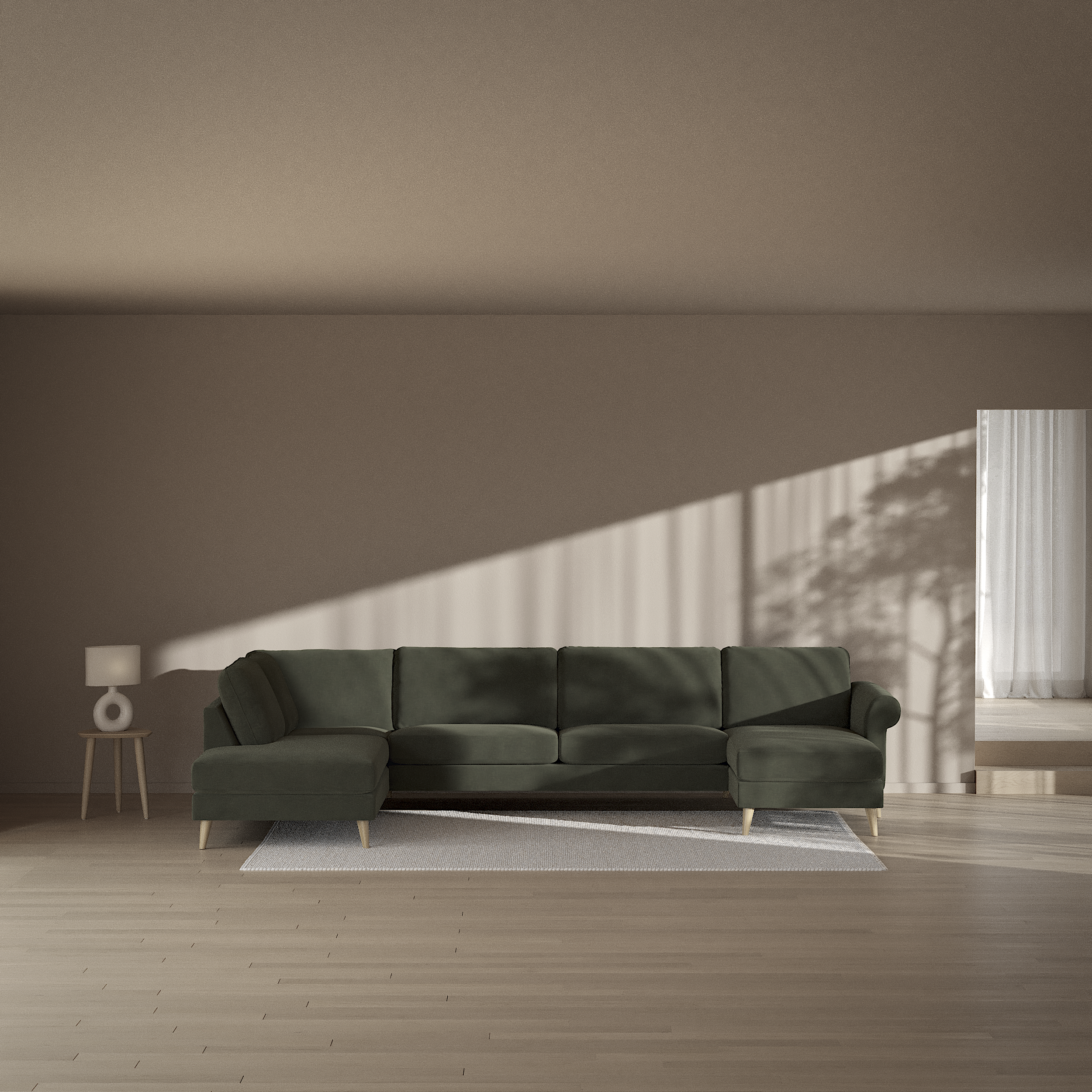 Bridge - 3-sits soffa med divan vänster och schäslong höger - inspiration