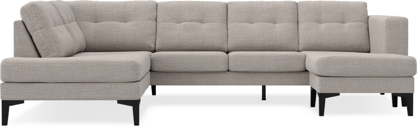 Rio - 3-sits soffa med divan vänster och schäslong höger - Beige