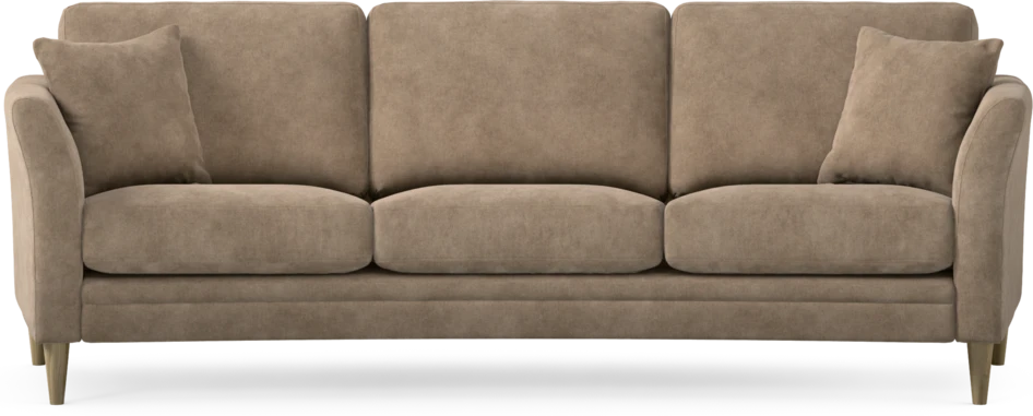 Eden - 3-sits soffa svängd - Beige
