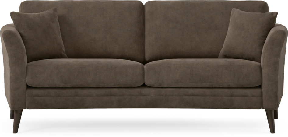 Eden - 2,5-sits soffa svängd - Brun