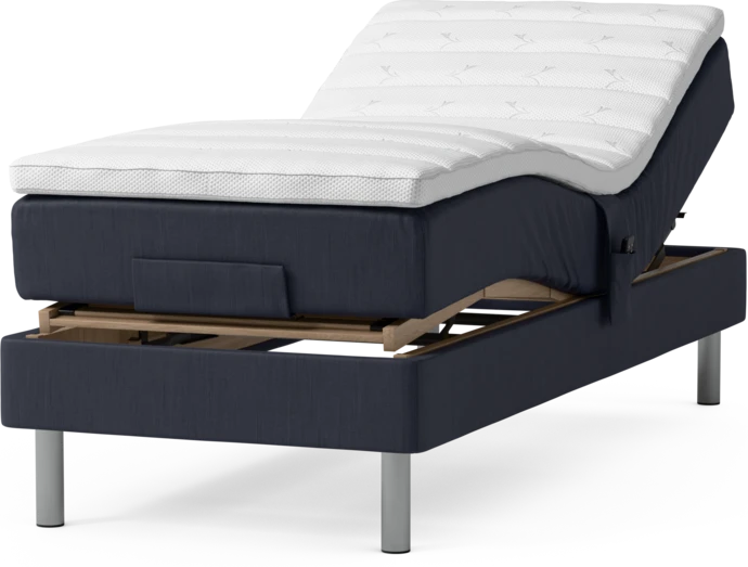 Roma Family, Ställbar säng, enkelsäng med bäddmadrass, B 80-120